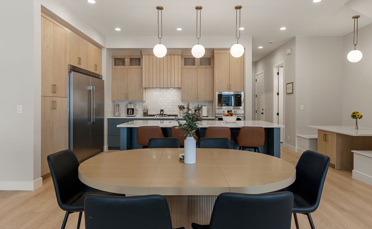 Dining Room + Fully Equipped Kitchen