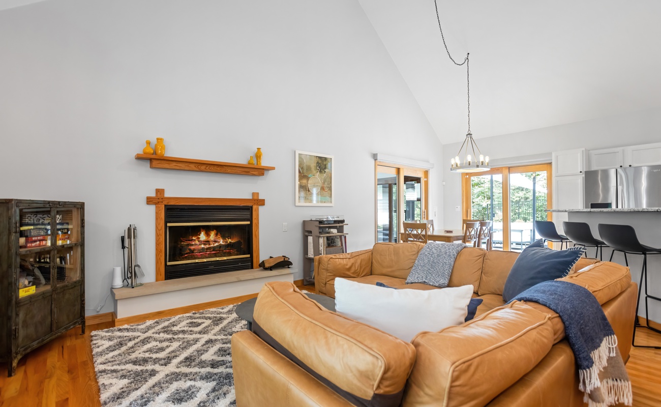 Spacious open concept living