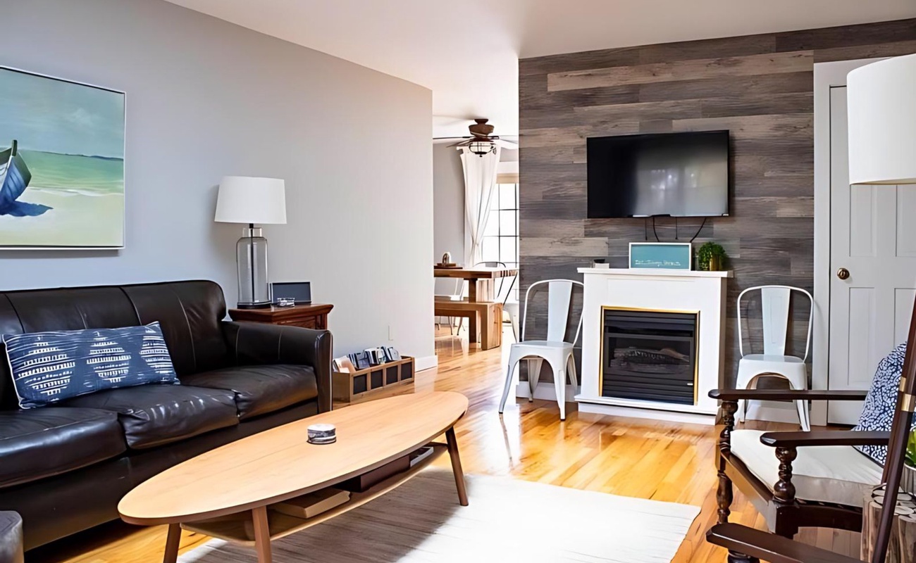 Main living room where warmth and comfort come standard