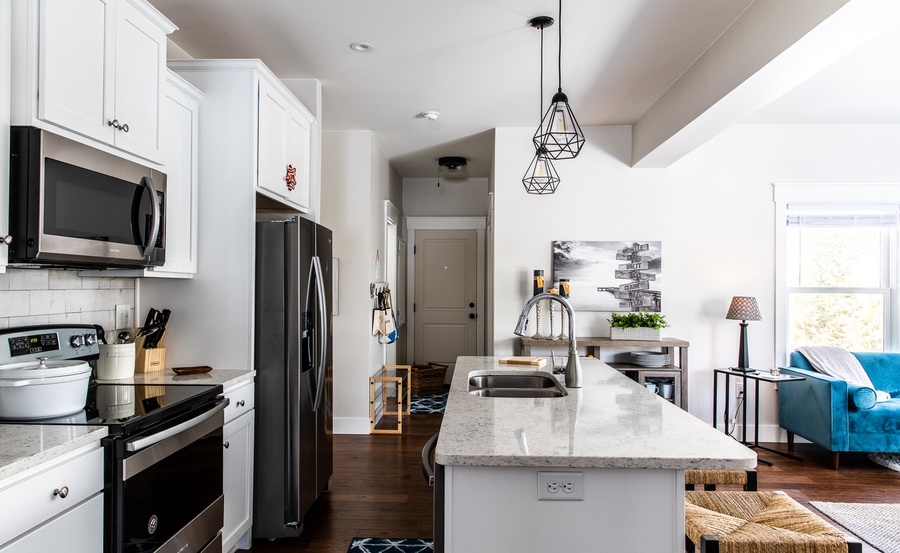 The modern kitchen – a chef's delight, ready for culinary creations