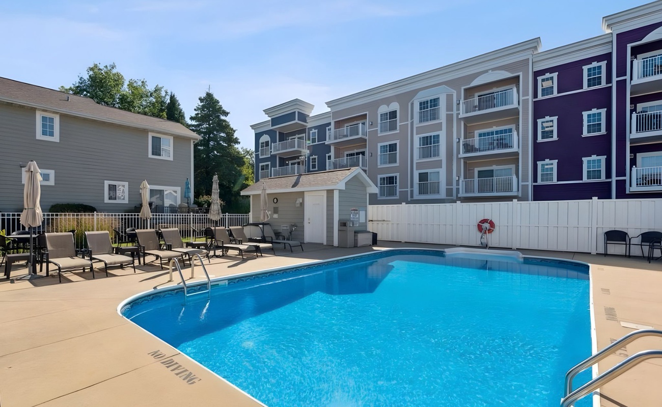 Community pool and sundeck areea