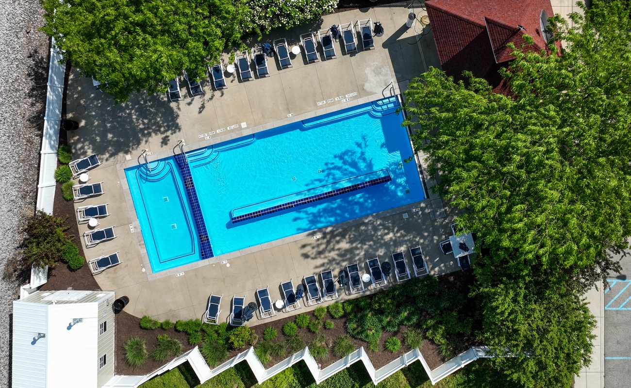 Association pool just a half block away