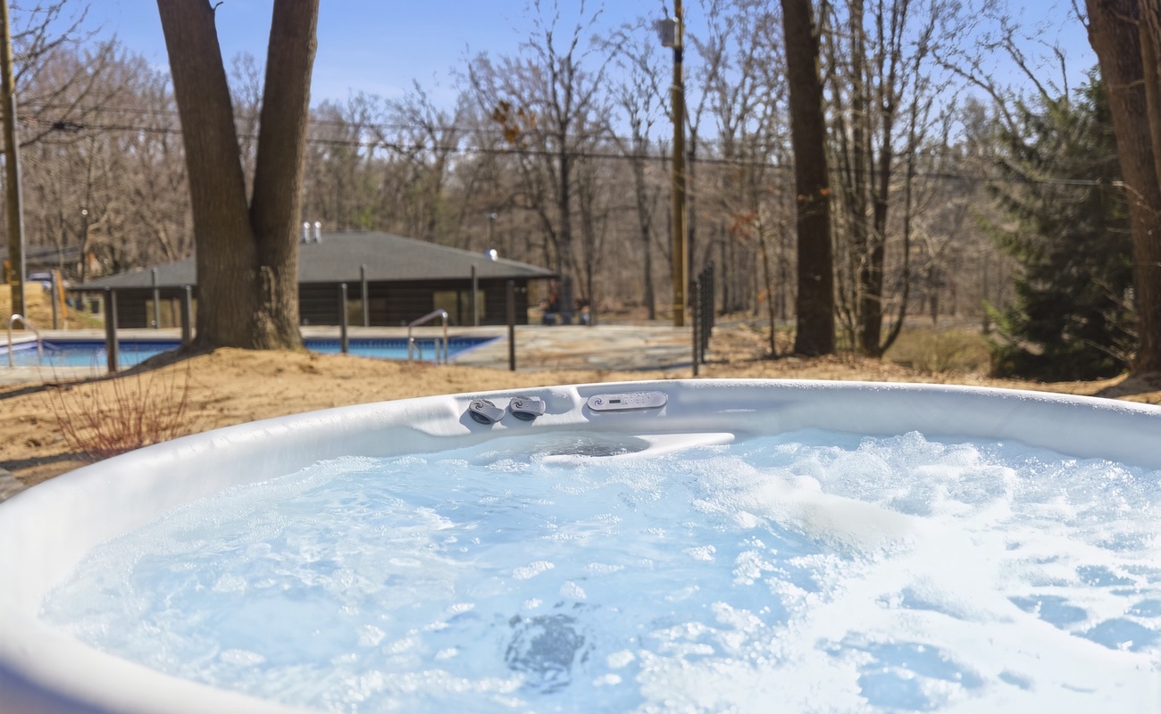 PREVIEW: Private hot tub tucked into the outdoor space
