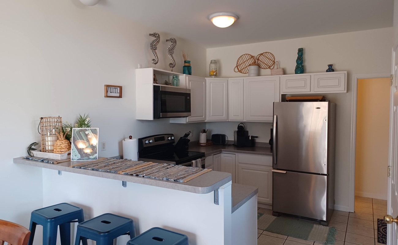 Well-equipped kitchen