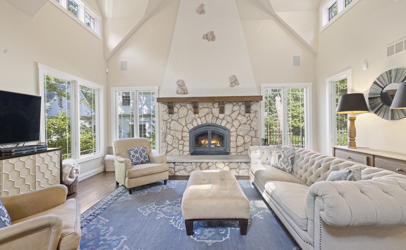 Second living area on the main level for extra space to relax