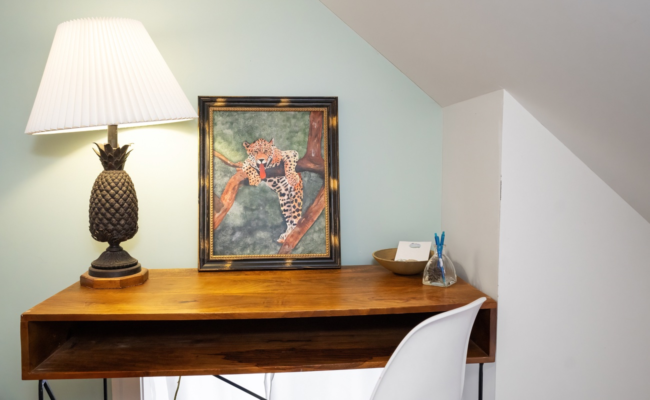 Great workspace at the desk