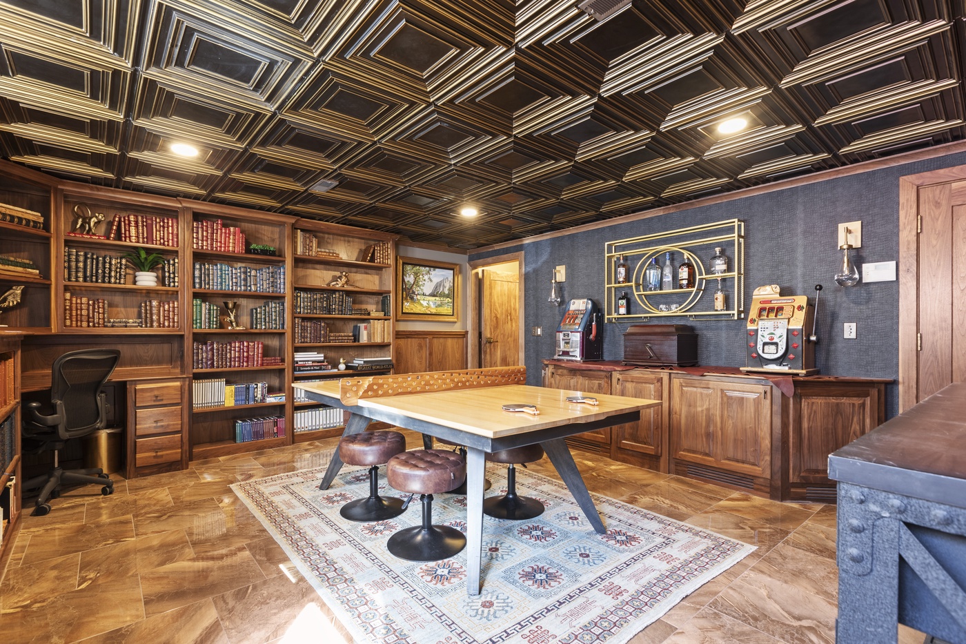 Library and Game Room
