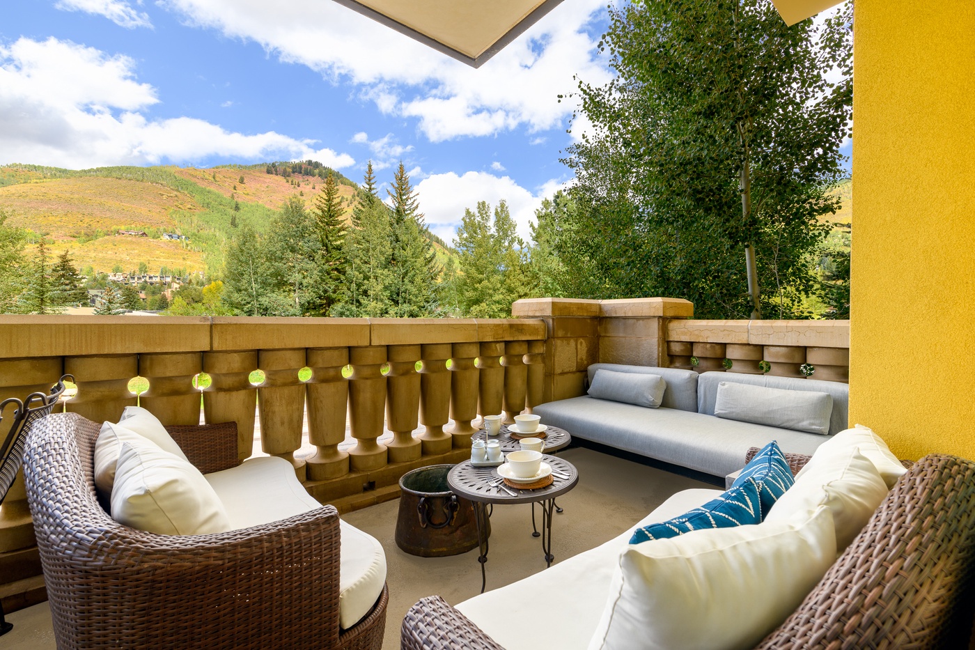 Private Patio - Summer