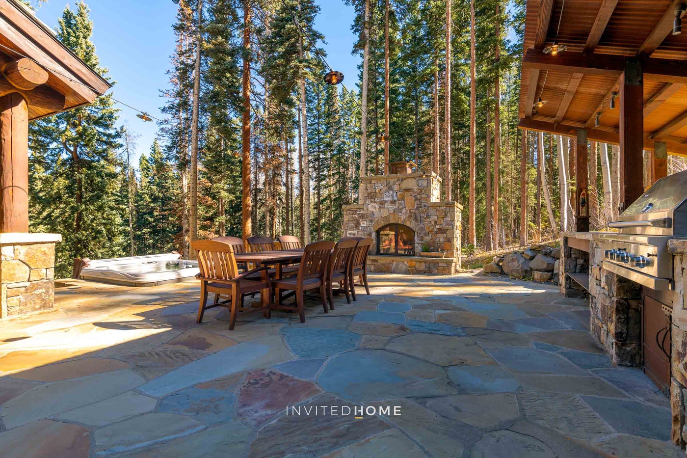 Patio and Fireplace