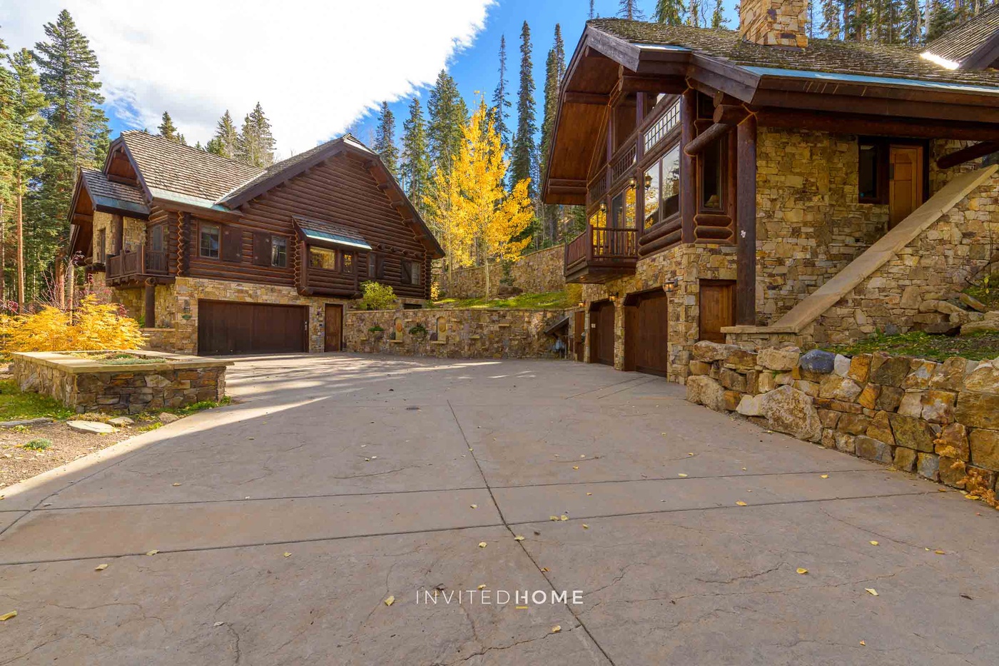 Driveway Connecting Main and Guest House