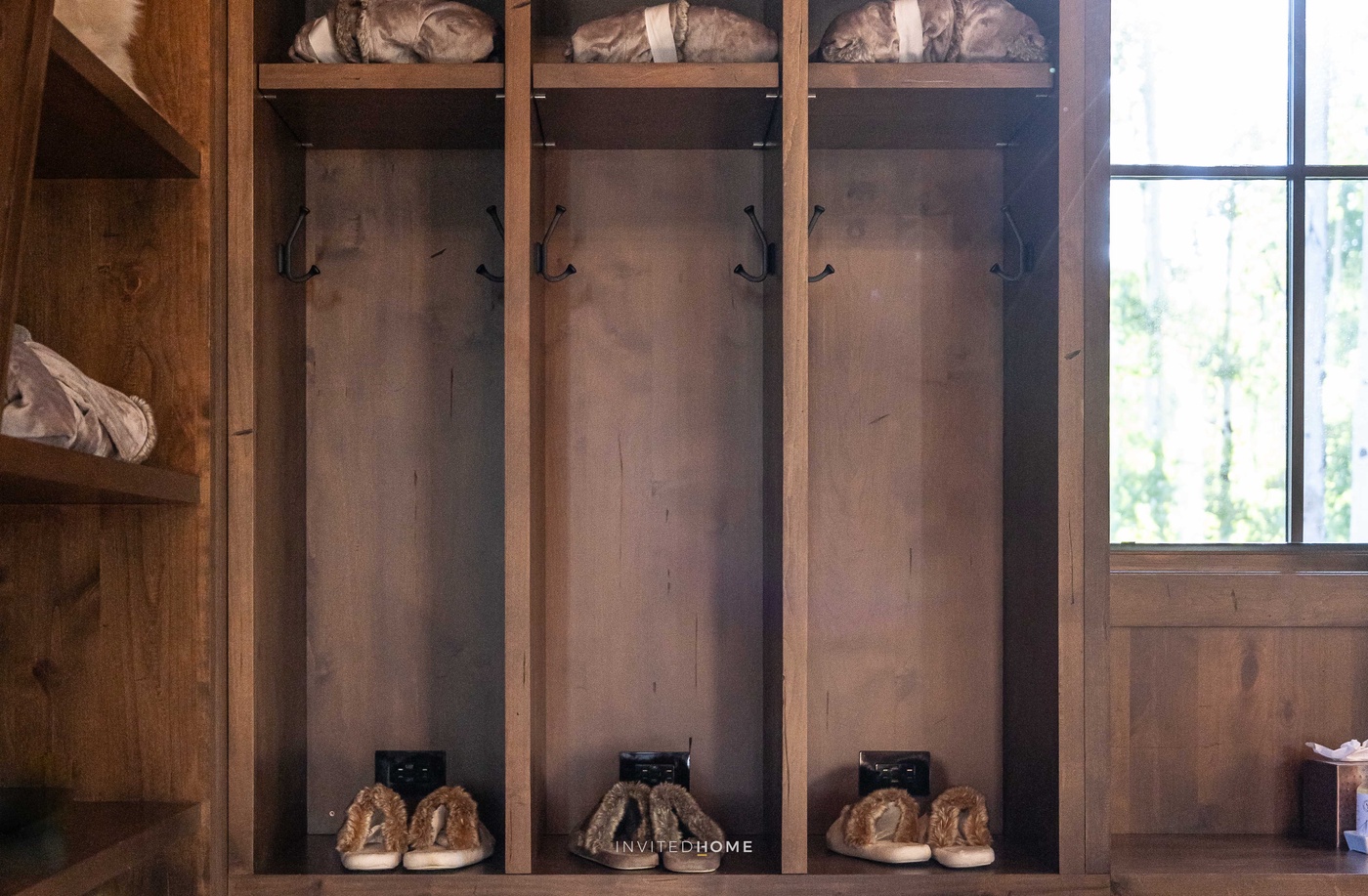 Ski Storage and Spa Lockers in the ski chalet