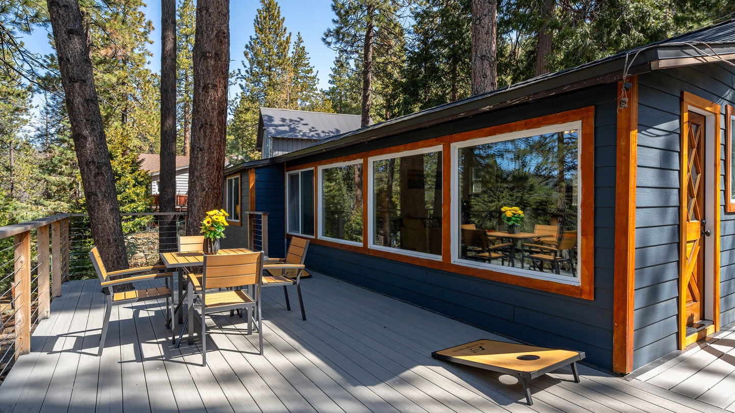 Outside Table Tahoe Blue Haus