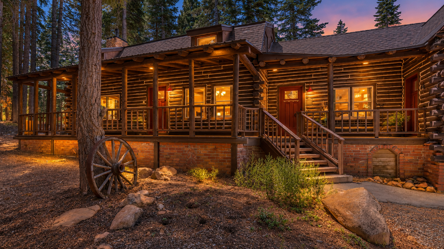 Tahoe Donner Log Cabin with Private Hot Tub