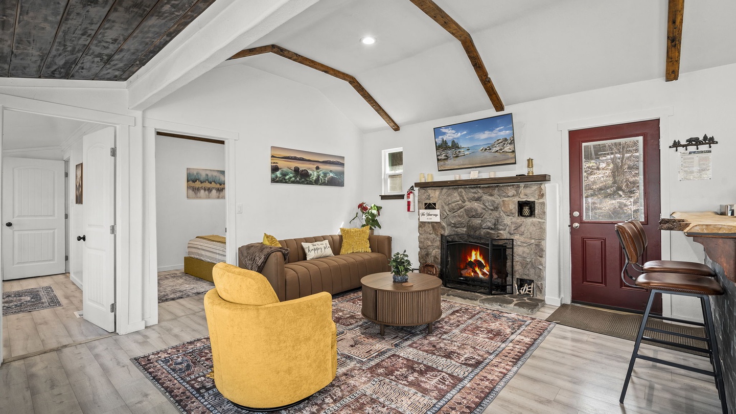 Living Room Tahoe Blue Haus