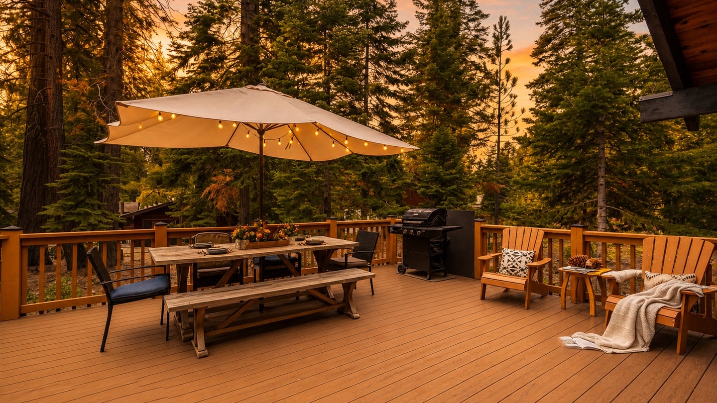 Timberwood Cabin Deck