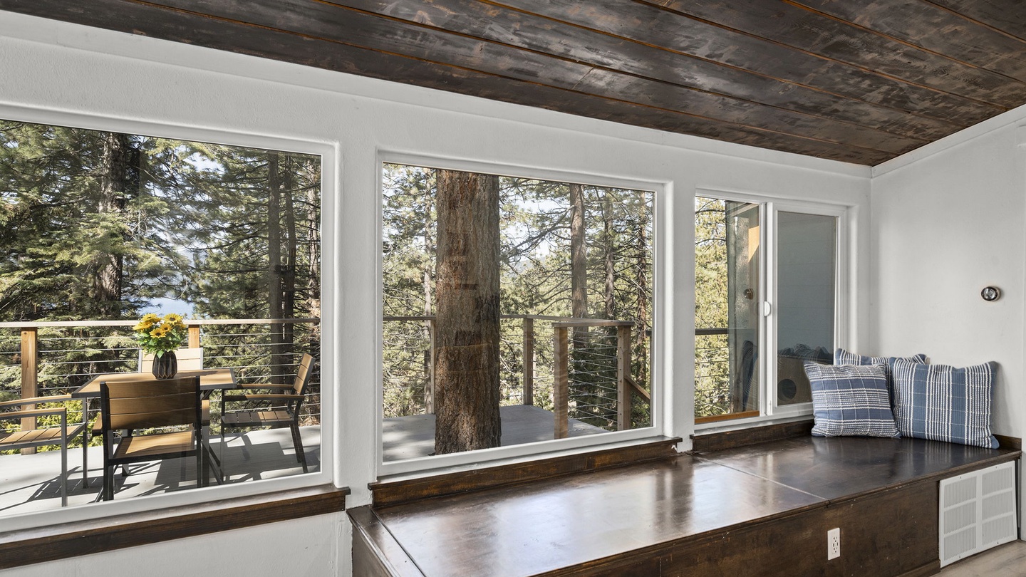 Reading Nook Tahoe Blue Haus