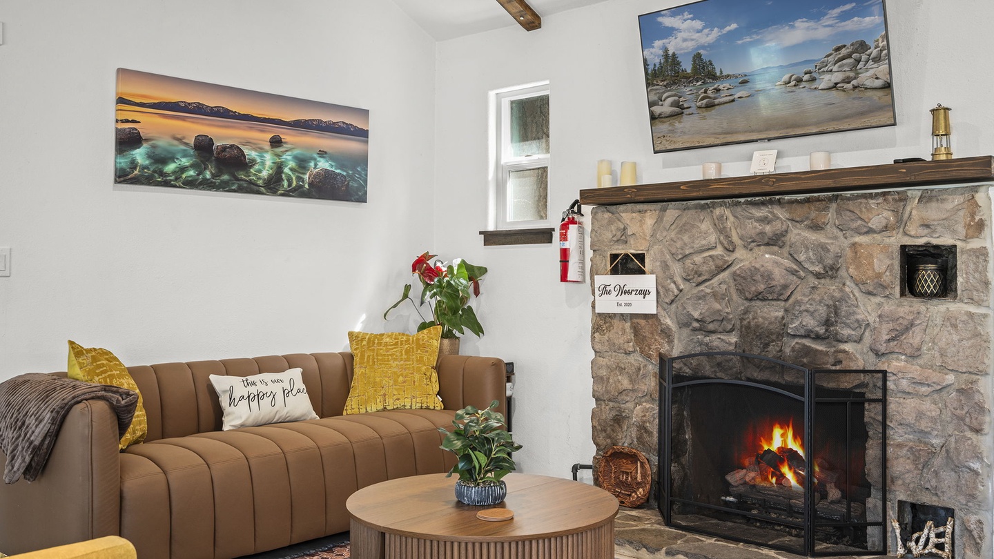 Gas Fireplace Tahoe Blue Haus