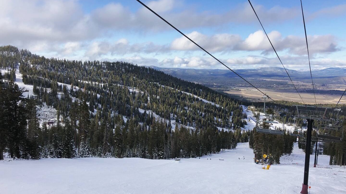 On the Ski Lift at Northstar