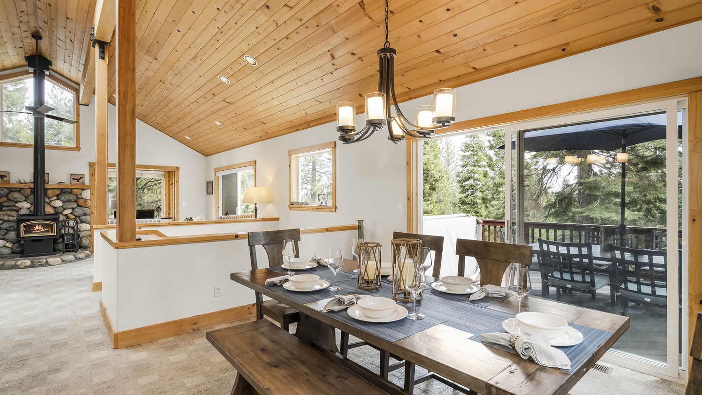 Dining Area with a six - person table