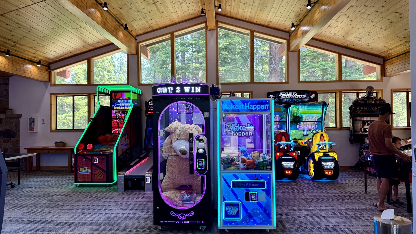 Game Room at the NOPOA rec center for those keen for indoors adventure.