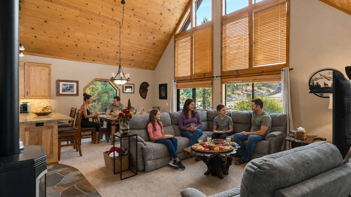 Pinecone Lodge with Hot Tub