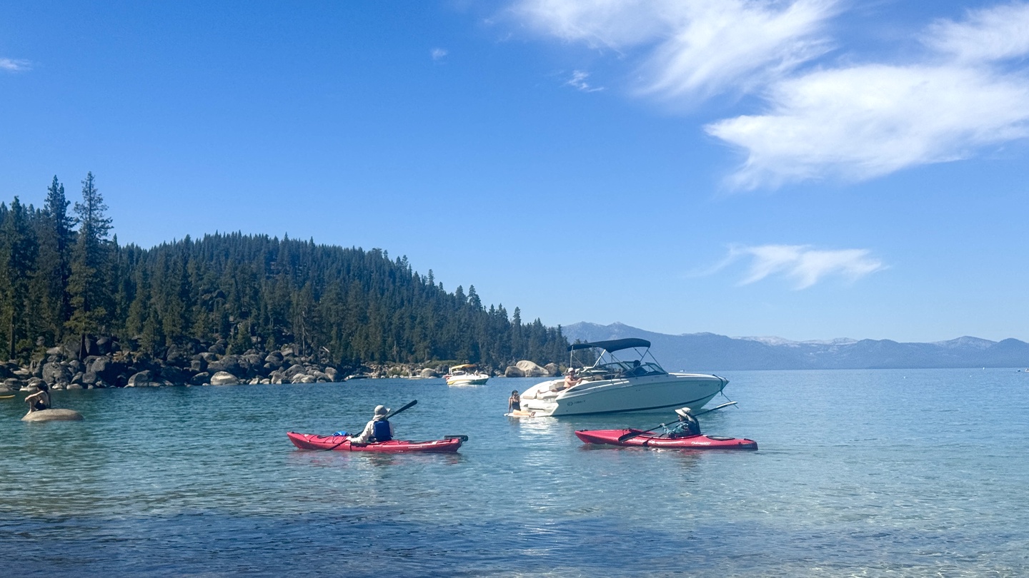 Boating Lake Tahoe