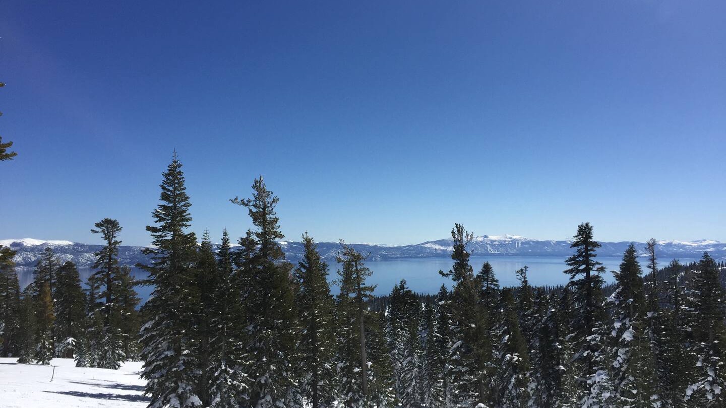 Lake Tahoe View from Top of Northstar