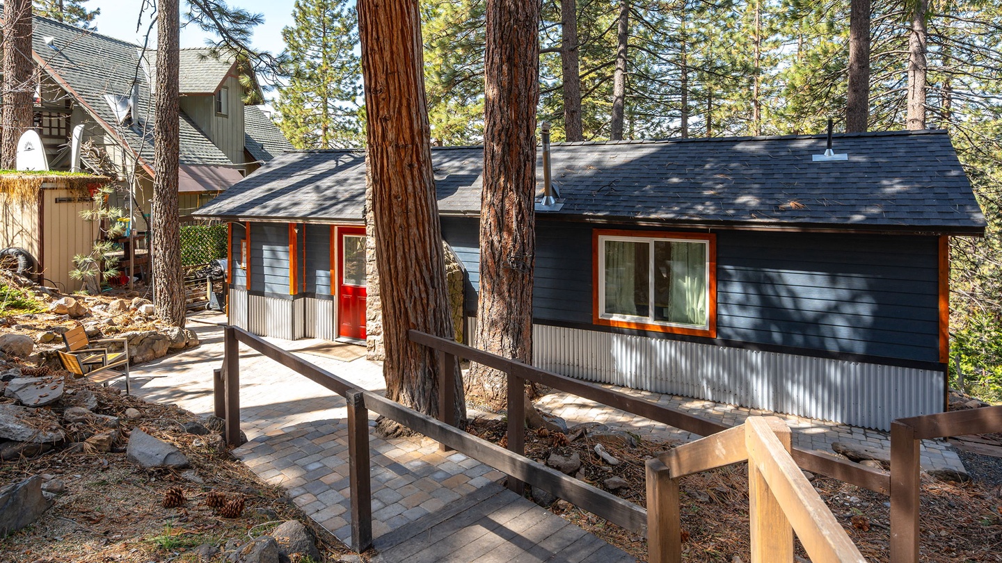 Front of the House Tahoe Blue Haus