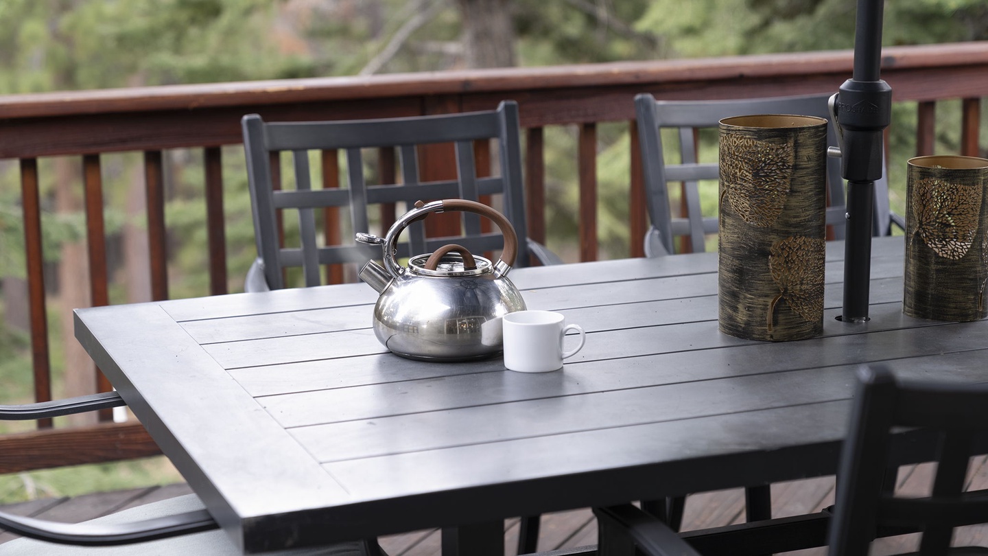 Main Floor: large patio with seating area