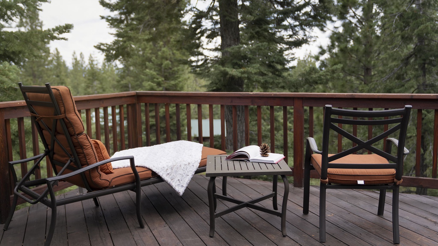 Main Floor: large patio with seating area