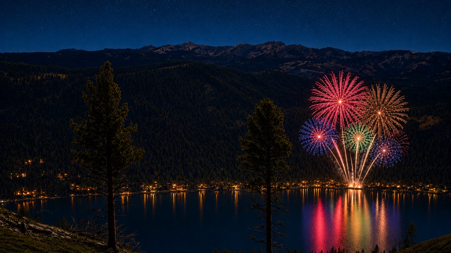 Catch spectacular 4th of July fireworks and sweeping Donner Lake views from one of Tahoe Donner's most scenic overlooks. Perfect for sunset hikes and holiday celebrations.
