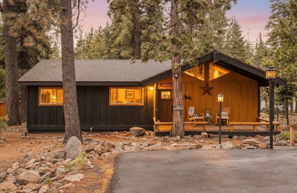 Timberwood Cabin Dusk