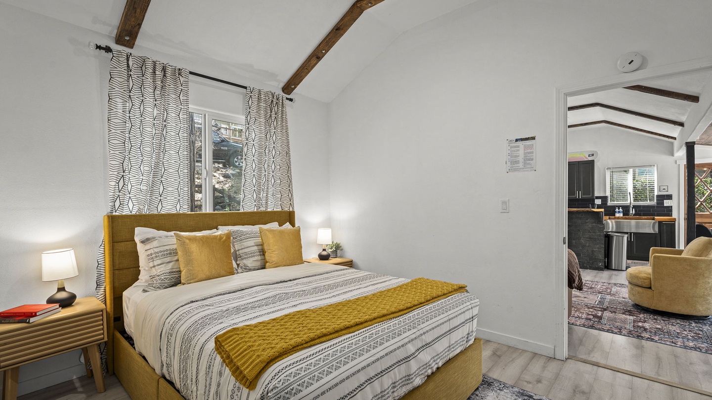 Queen Bedroom Tahoe Blue Haus