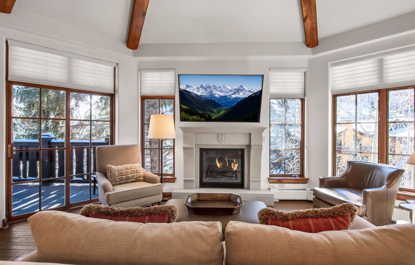 Three-Bedroom_Three Bath Penthouse - Living Area