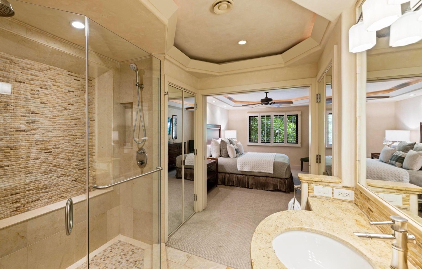 Bedroom and Bathroom