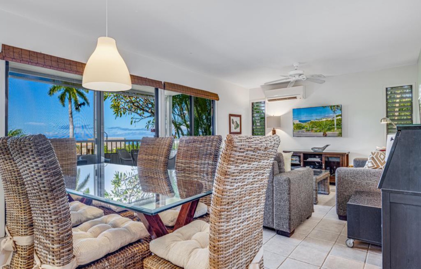 A spacious 1,316 sq.ft. 2-bedroom condo offering ground-floor convenience and step-free access in an elevated hillside setting next to 3 golf courses.