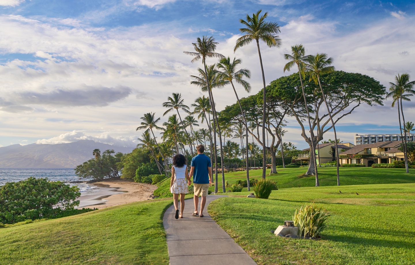 Walkable Wailea: Take a scenic stroll to local dining options, grocery stores, and the premier Shops at Wailea down the street.