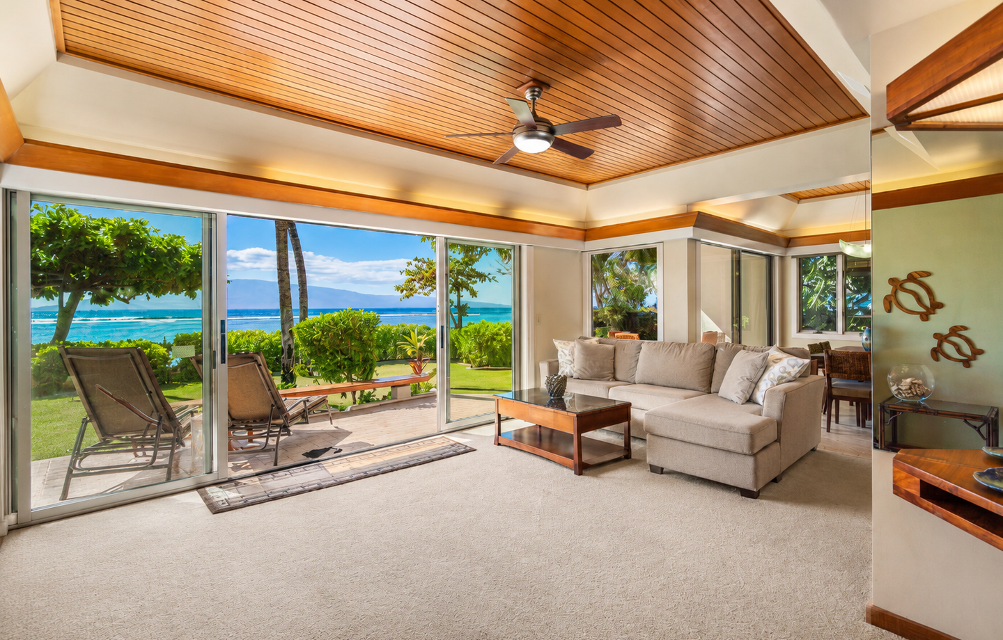 Living Room with Front Row Seats to Paradise