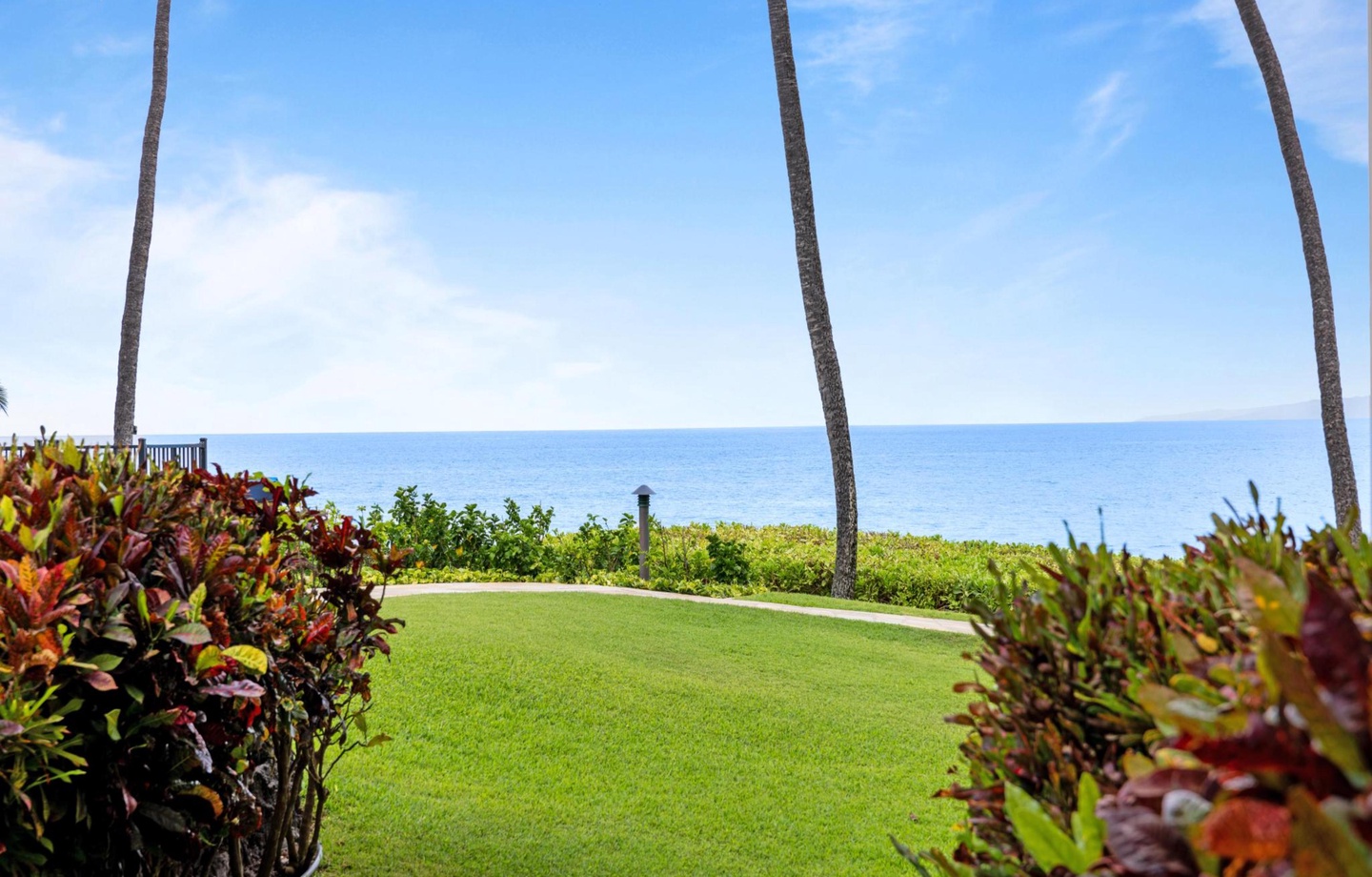 Step-Free Sand Access: Walk straight out your sliding glass doors onto the manicured resort grounds and reach the beach in seconds without stairs or elevator waits.