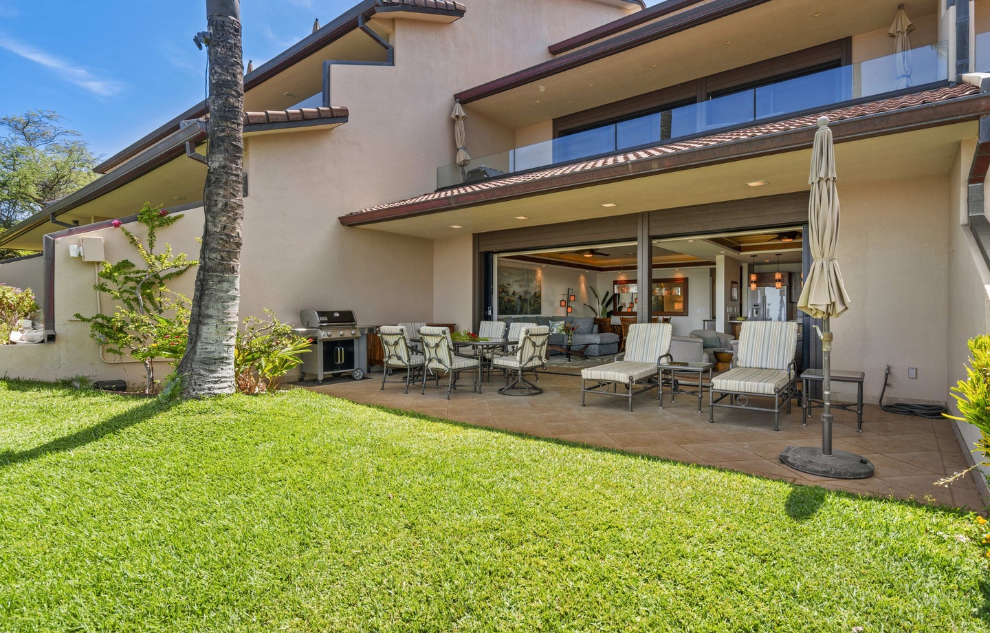 Ground-Floor Convenience: The ground-floor location includes a hose right on the lanai to easily rinse off sand after a beach day.