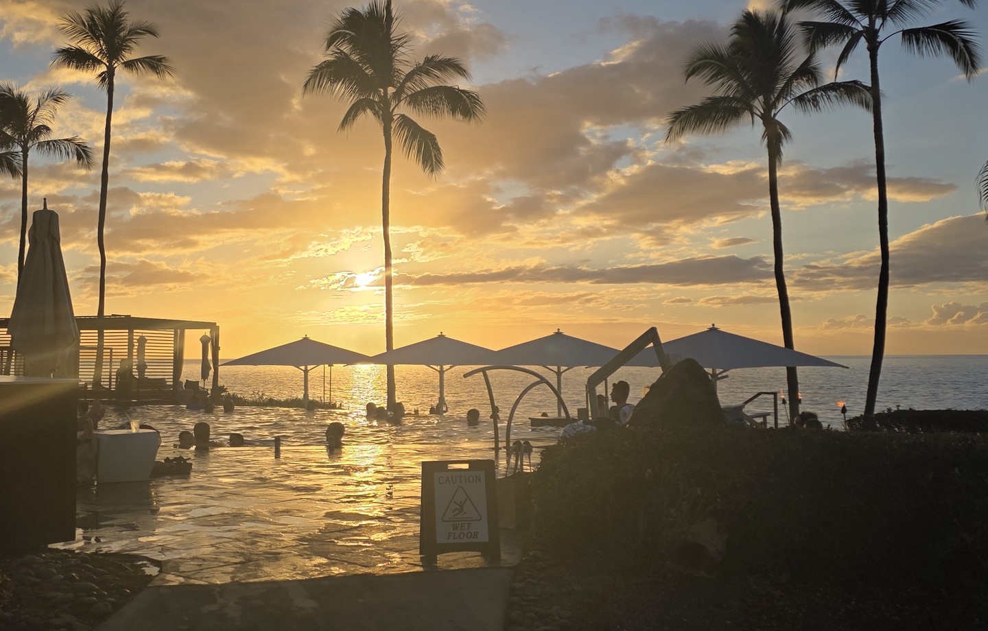 Resort Fun for the Whole Family: Four distinct pool areas — including the tucked-away Quiet Pool and a dramatic oceanfront pool — plus a shared hot tub, pickleball courts, and a covered BBQ pavilion, all steps from your door.