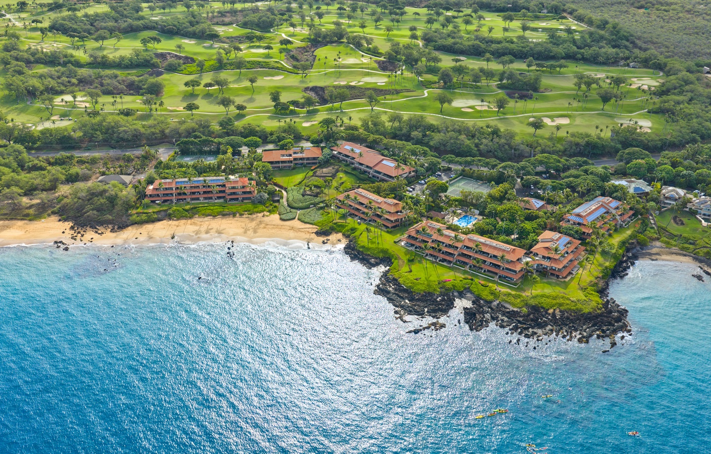 Enjoy instant access to a secluded stretch of sand, world-class sea turtle snorkeling directly in front of the property, and 32 acres of lush tropical gardens.