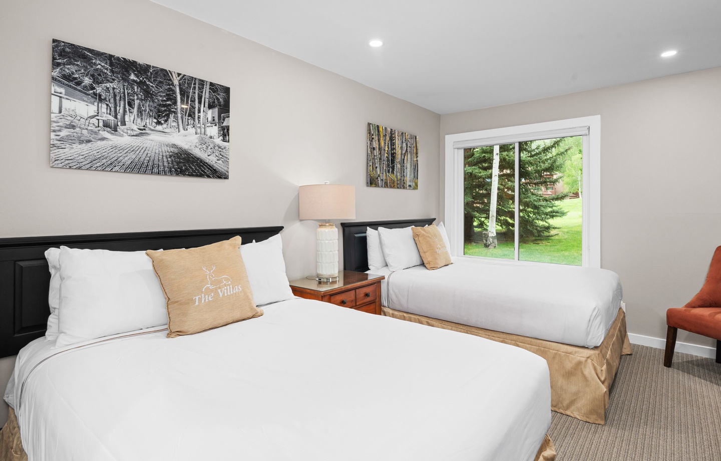 Bedroom with Two Double Beds