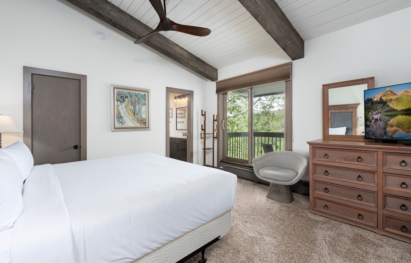 Primary Bedroom with Private Balcony
