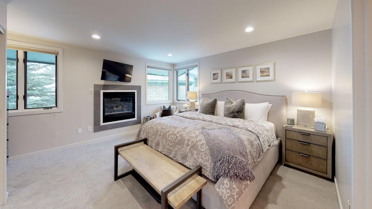 Primary Bedroom with Fireplace