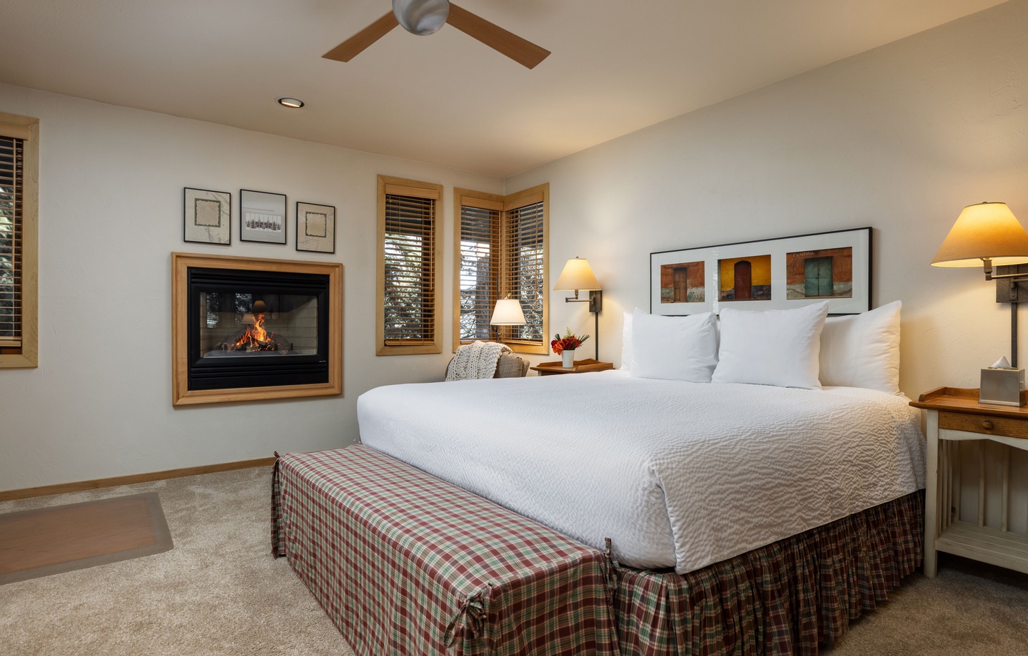 Primary Bedroom with Fireplace