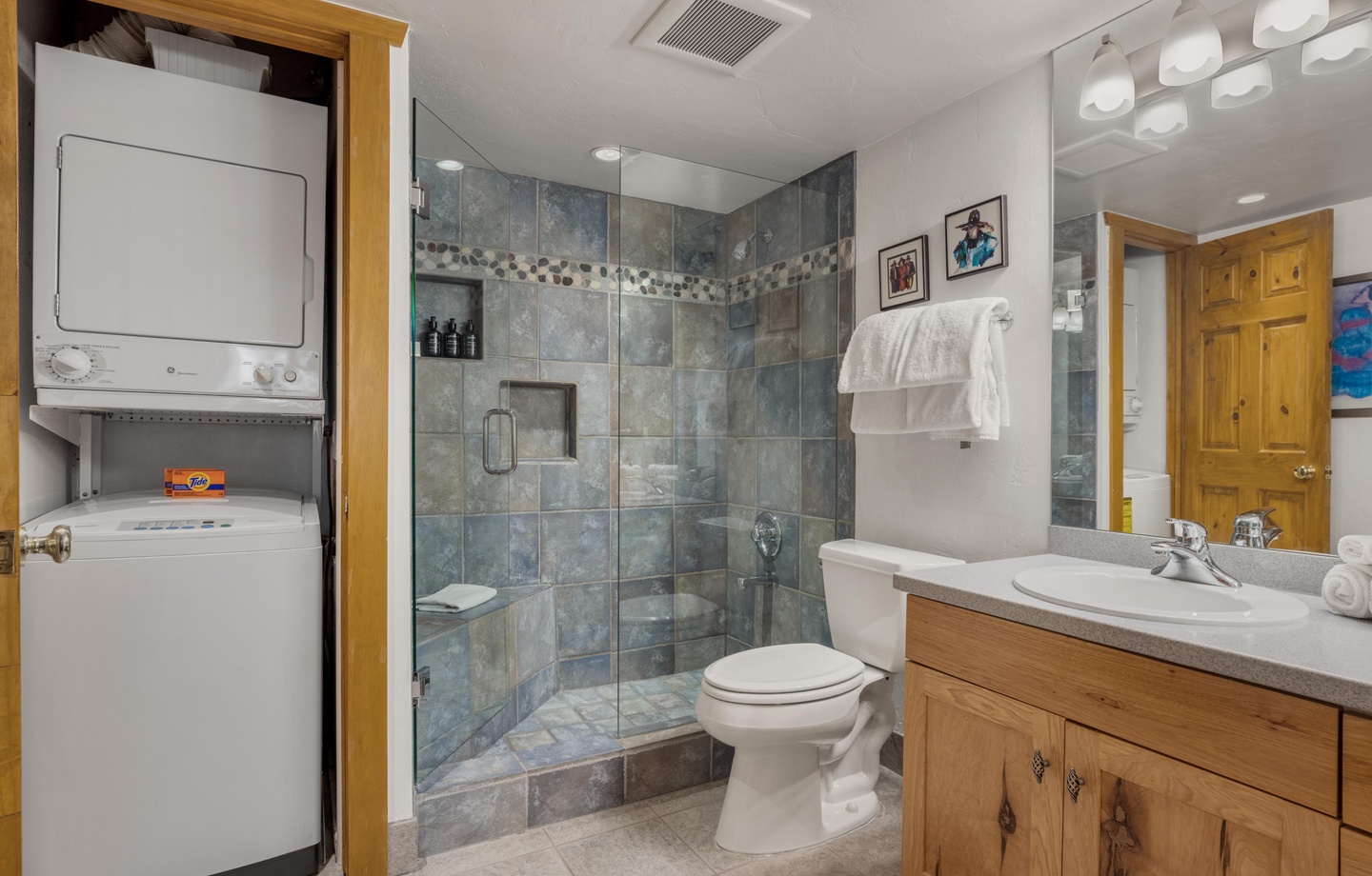 Primary Bathroom with Laundry