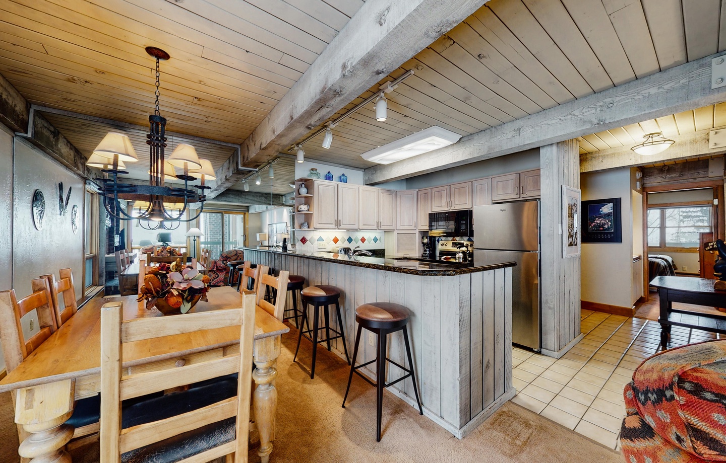 Kitchen and Dining Area