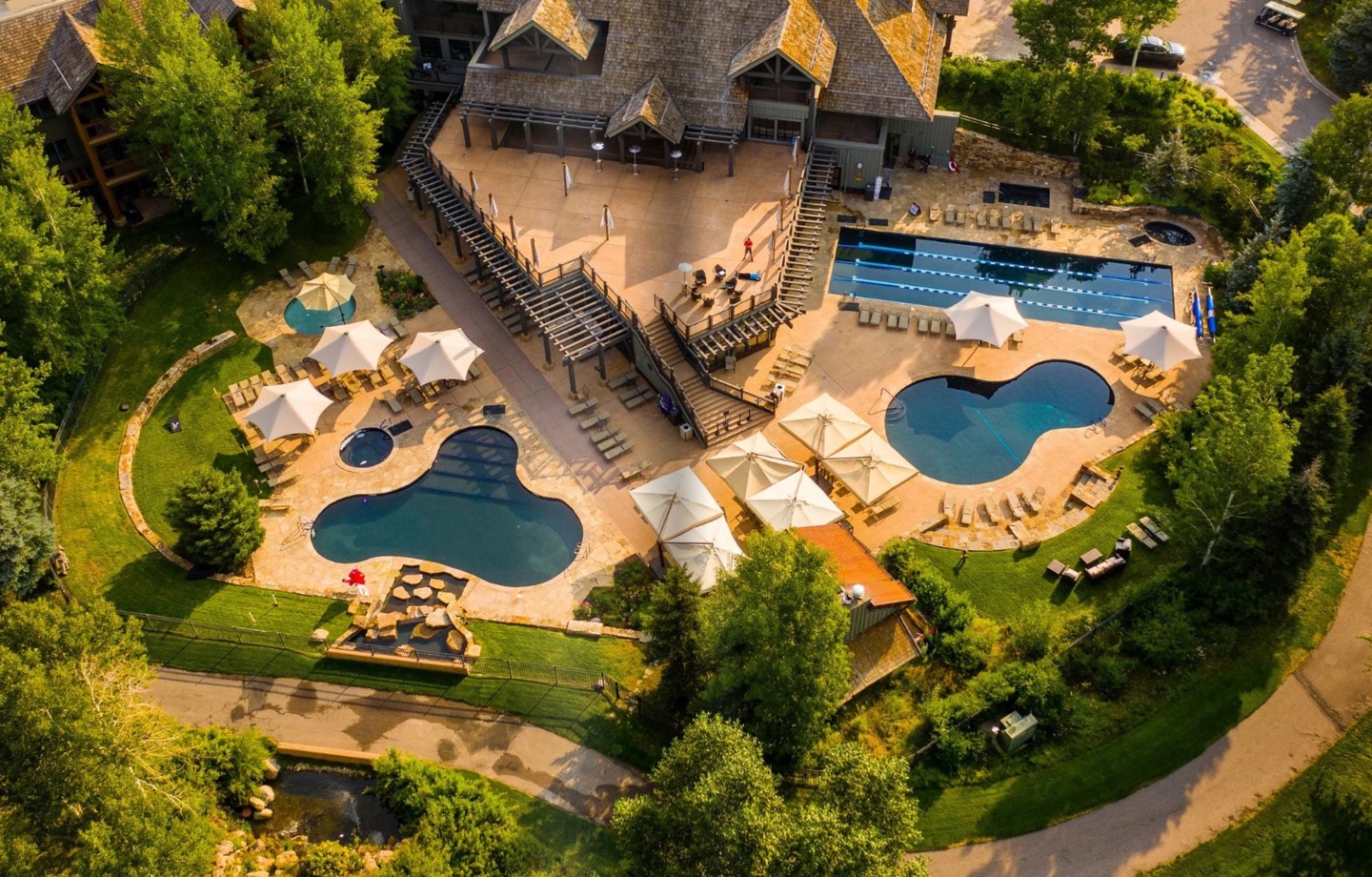 Club Pool and Amenities