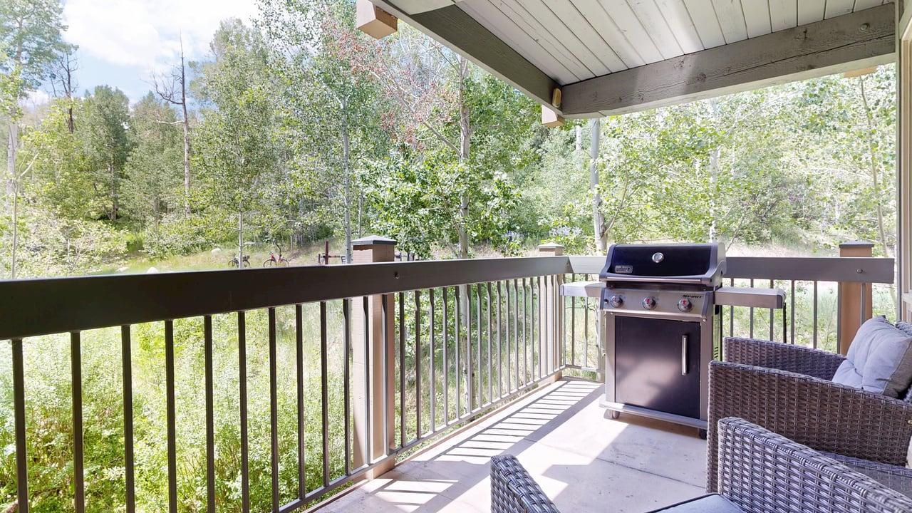Balcony with a Grill